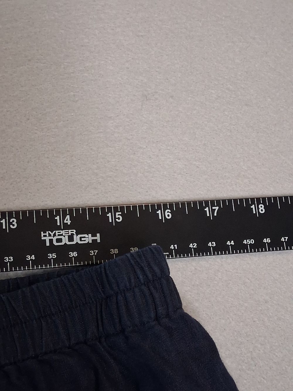 Quince 100% European Flax  Linen Navy Blue Cropped Pajama Lounge Pants Women's L - Picture 6 of 9